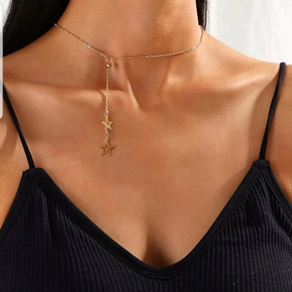 *Rowan* Star Lariat Necklace - Picture 3 of 4